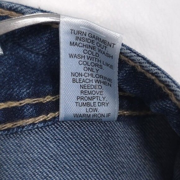 LEVI'S PREMIUM Women's Jeans 28 WEDGIE Button Fly Vintage Style Straight - Picture 12 of 14